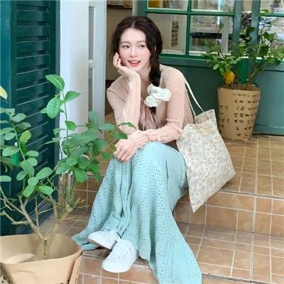 冬天的女子